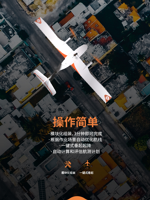 华测P321三轴倾转固定翼无人机航测系统,华测无人机(图2)
