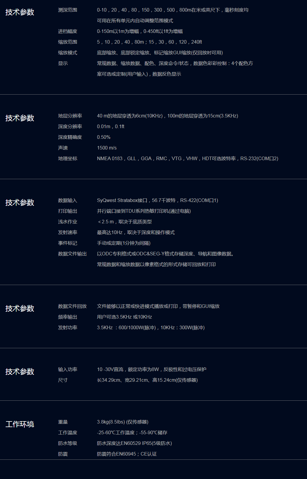 Stratabox 3510浅地层剖面仪,3510浅地层剖面仪,浅地层剖面仪(图2)