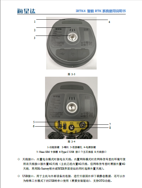 中海达-海星达-iRTK4智能RTK系统使用说明书_V1.0 .pdf(图3)